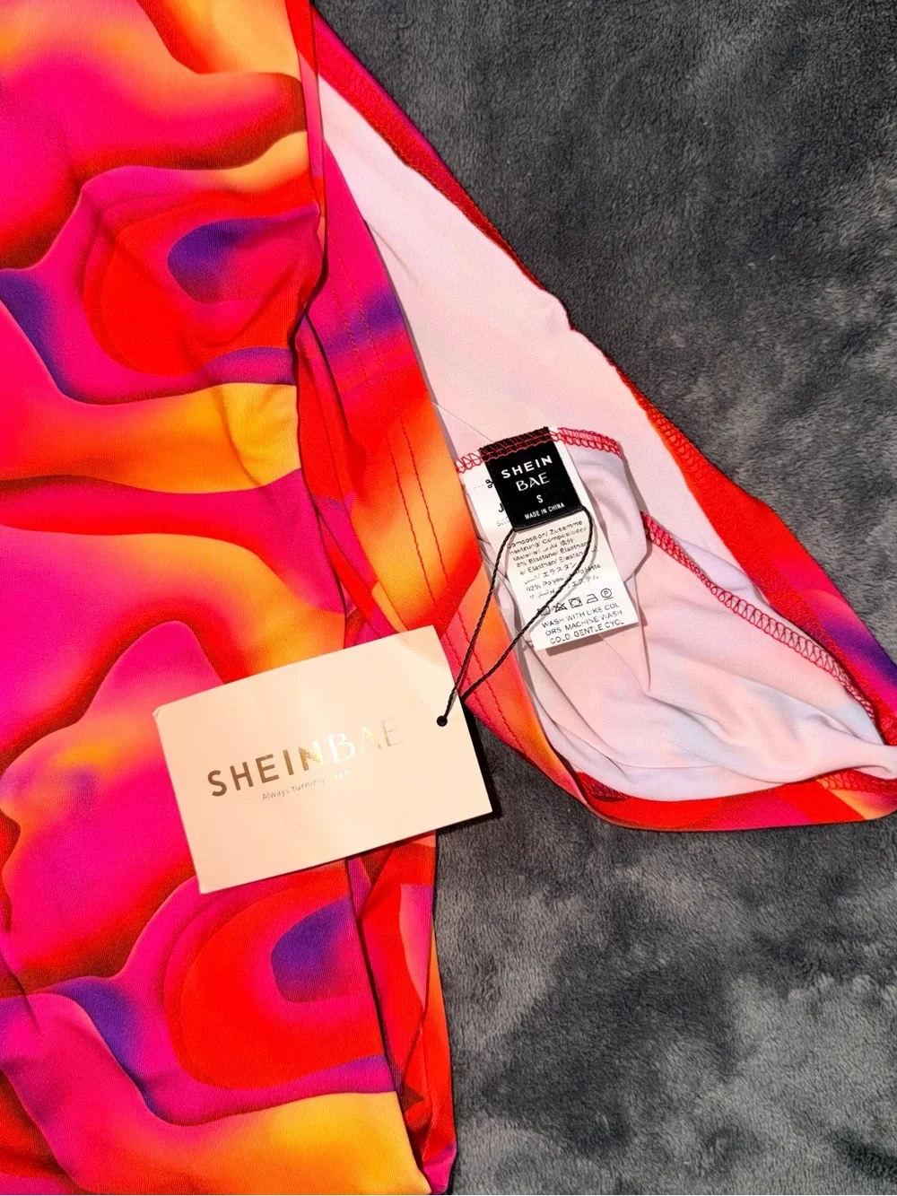 Vibrant Pink & Orange Cutout Maxi Dress - Picture 3 of 4